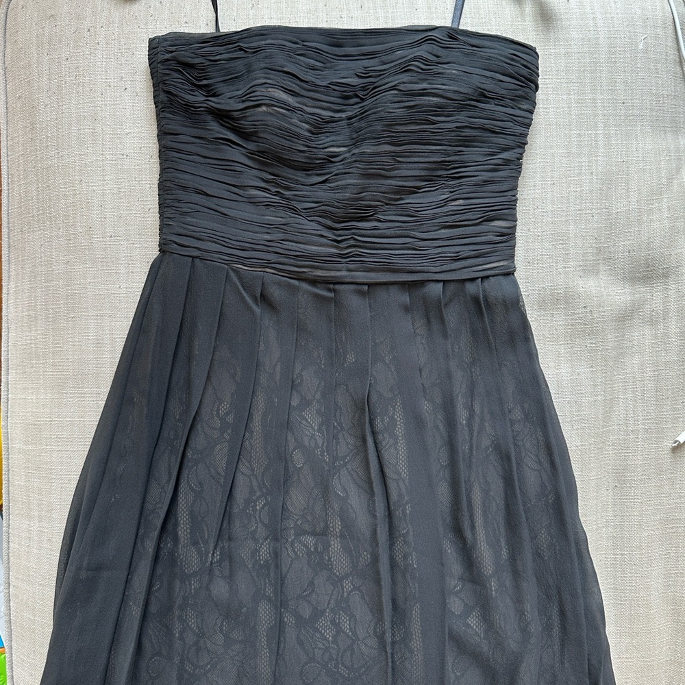 Ann Taylor Strapless Black Dress